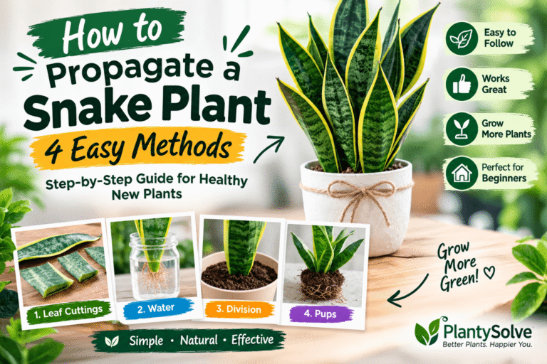 How to propagate snake plant using four easy methods