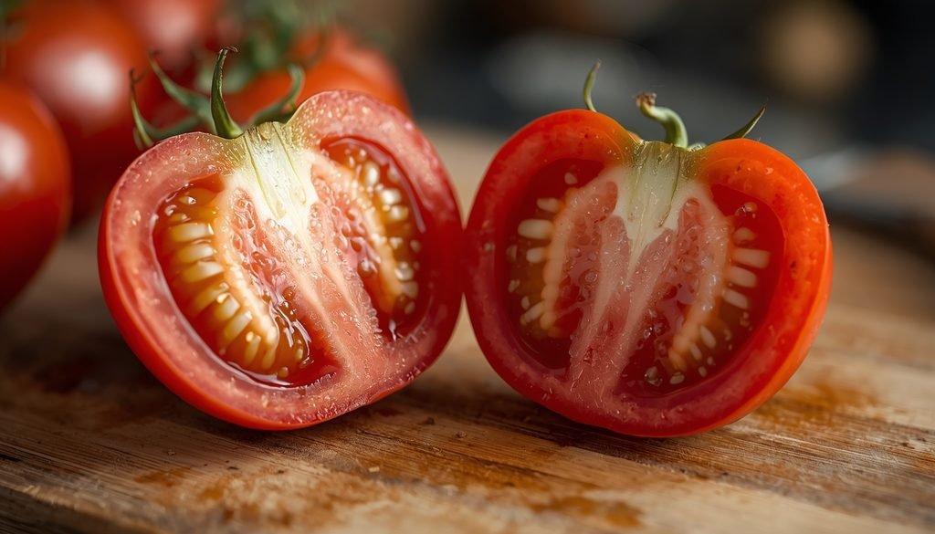 Can You Grow Tomatoes From Tomato? Yes, Here Is How (2026) 2 Grow Tomatoes From Tomato
Ripe tomato sliced in half showing seeds and gel inside